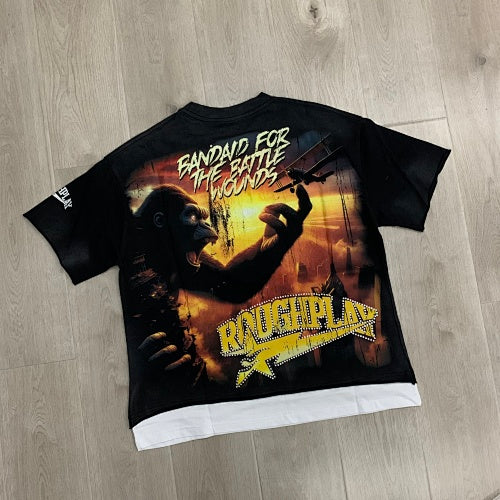 Roughplay Gorilla Graphic Short‑Sleeve T‑Shirt