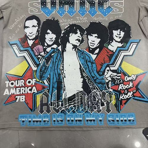 Vareallday Band‑Graphic Ringer T‑Shirt