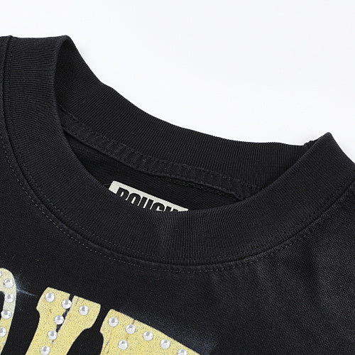 Roughplay Skull Graphic Raglan Long Sleeve T‑Shirt