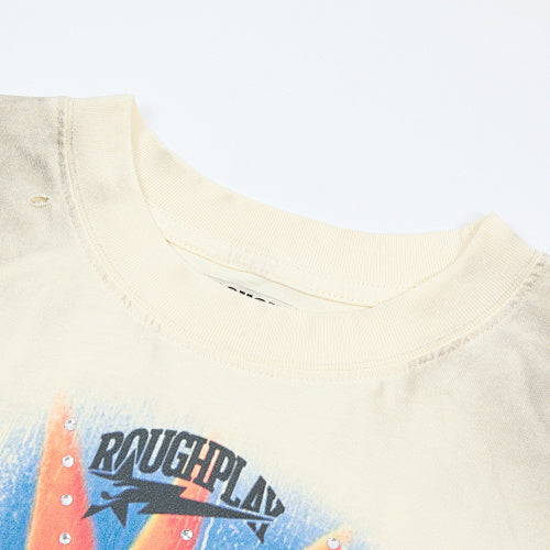 Roughplay Sun‑Pattern Graphic Long‑Sleeve Shirt