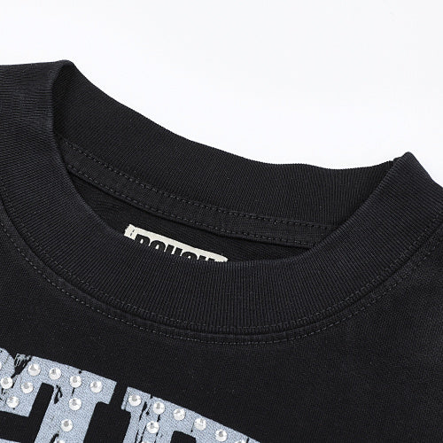 Roughplay Retro Figure Graphic Raglan Long Sleeve T‑Shirt