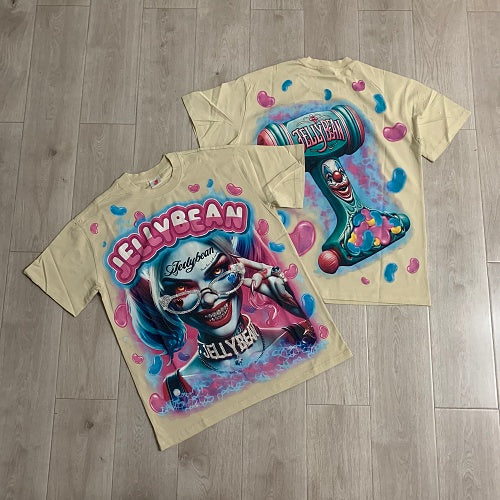 Jellybean Clown Hammer Double‑Sided Graphic T‑Shirt