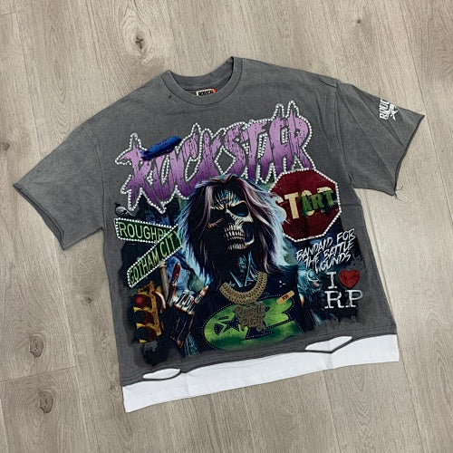 Roughplay Portrait Graphic Short‑Sleeve T‑Shirt
