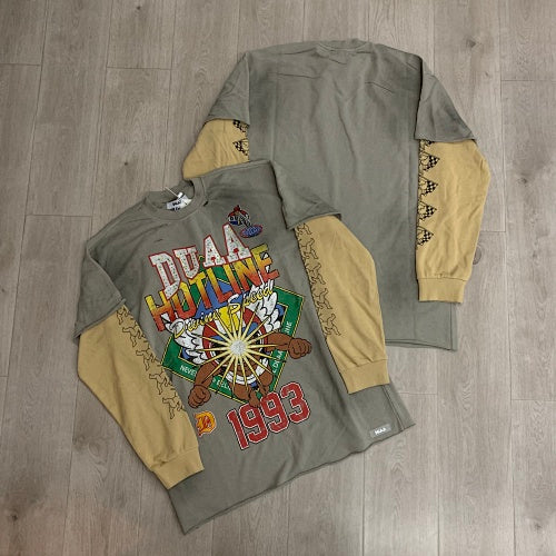 DUAA 1993 Graphic Grey Long‑Sleeve T‑Shirt