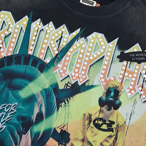 Roughplay Vintage Graphic Long‑Sleeve Shirt