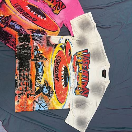 Vareallday Volcano Graphic Short‑Sleeve T‑Shirt