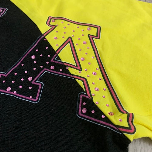 DUAA Color‑Block Raglan Short‑Sleeve T‑Shirt