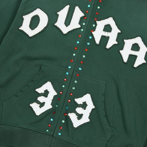 DUAA 33 Logo Zip‑Up Hoodie‑2 Colors