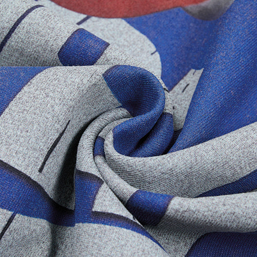 Roughplay Flame Graphic Raglan Long‑Sleeve Tee