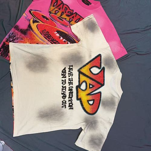 Vareallday Volcano Graphic Short‑Sleeve T‑Shirt
