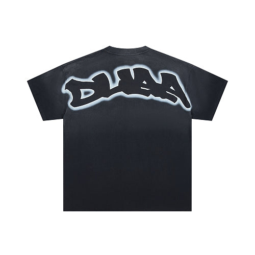 DUAA White Tiger Graphic Black T‑Shirt
