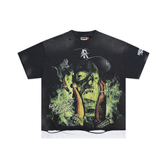 Roughplay Monster Graphic Short‑Sleeve T‑Shirt