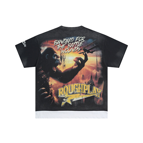 Roughplay Gorilla Graphic Short‑Sleeve T‑Shirt