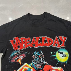 Vareallday Monster‑Graphic Short‑Sleeve T‑Shirt
