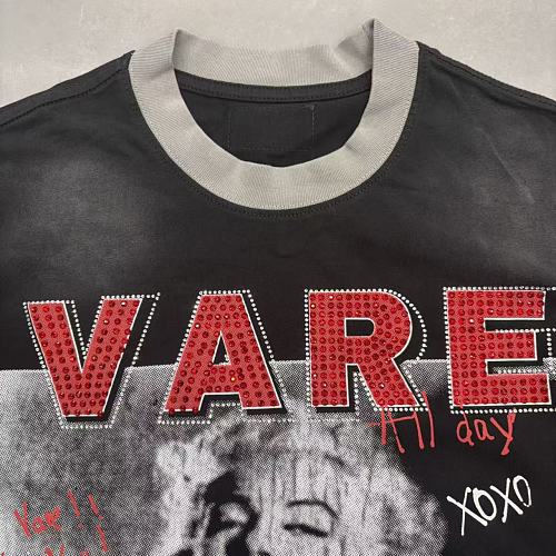 Vareallday Portrait‑Graphic Two‑Tone Short‑Sleeve T‑Shirt