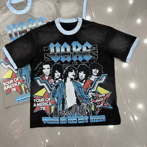 Vareallday Band‑Graphic Ringer T‑Shirt