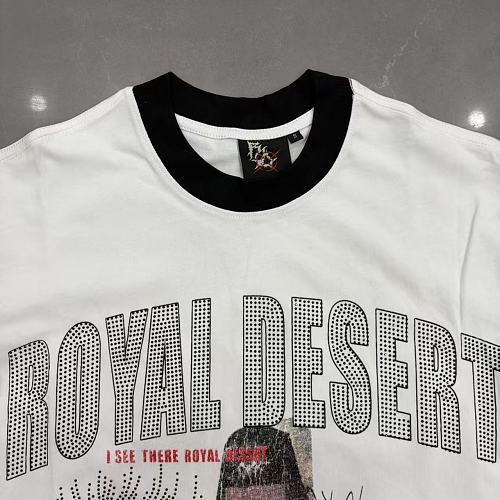 ROYAL DESERT Contrast‑Sleeve Portrait T‑Shirt