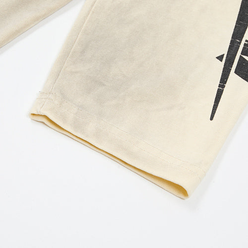 Roughplay Vintage Graffiti Long‑Sleeve Top
