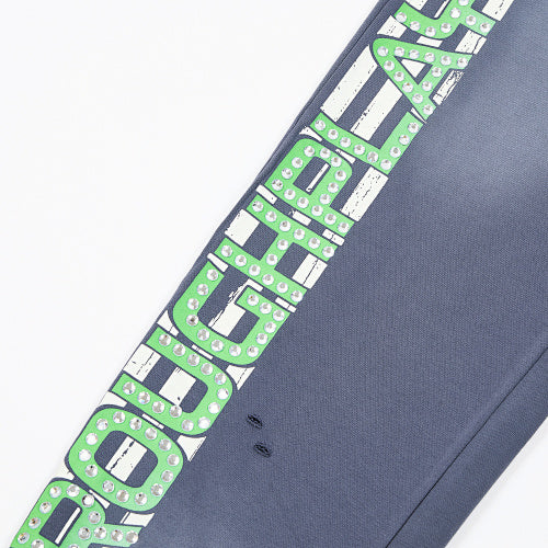 Roughplay Side‑Striped Wide‑Leg Sweatpants