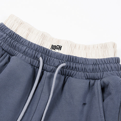 Roughplay Side‑Striped Wide‑Leg Sweatpants