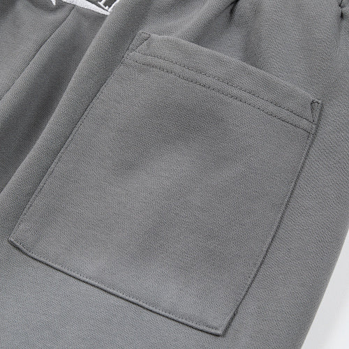 Roughplay Orange Side‑Stripe Wide‑Leg Sweatpants