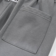 Roughplay Orange Side‑Stripe Wide‑Leg Sweatpants
