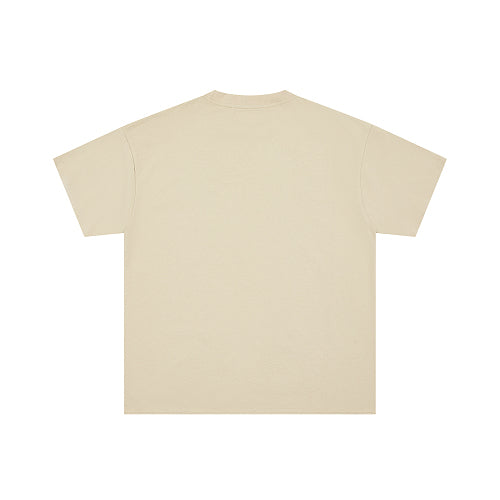 DUAA Angel Earth Graphic Beige T‑Shirt