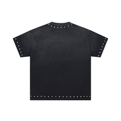 DUAA Motorcycle Graphic Black T‑Shirt