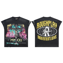 Roughplay Cross Graphic Tank Top