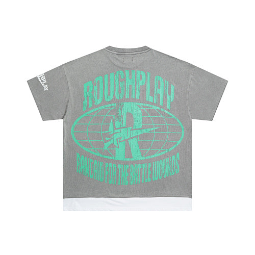 Roughplay Retro Skull Graphic Short Sleeve T‑Shirt
