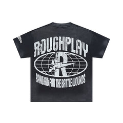 Roughplay Retro Graphic Short‑Sleeve T‑Shirt