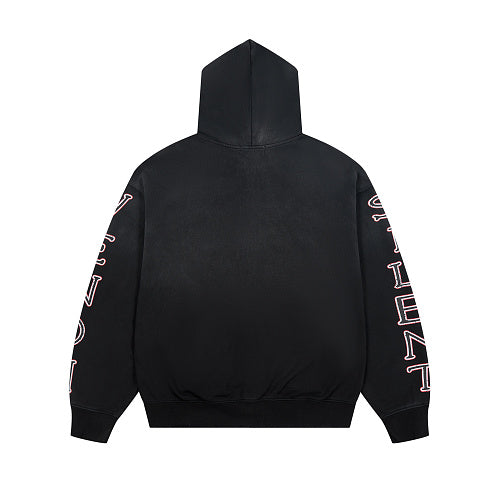 DUAA Colorful Tiger Snake Graphic Zip‑Up Hoodie