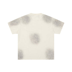 DUAA Vintage‑Wash Graphic Off‑White Short‑Sleeve T‑Shirt
