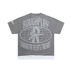 Roughplay Portrait Graphic Short‑Sleeve T‑Shirt