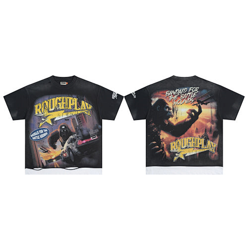 Roughplay Gorilla Graphic Short‑Sleeve T‑Shirt