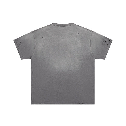 DUAA 1993 Distressed Dark‑Grey Short‑Sleeve T‑Shirt