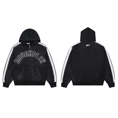 Roughplay Multi‑Color Basic Print Hoodie
