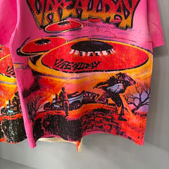 Vareallday Volcano Graphic Short‑Sleeve T‑Shirt