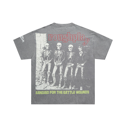 Roughplay Band Portrait Graphic Short‑Sleeve T‑Shirt
