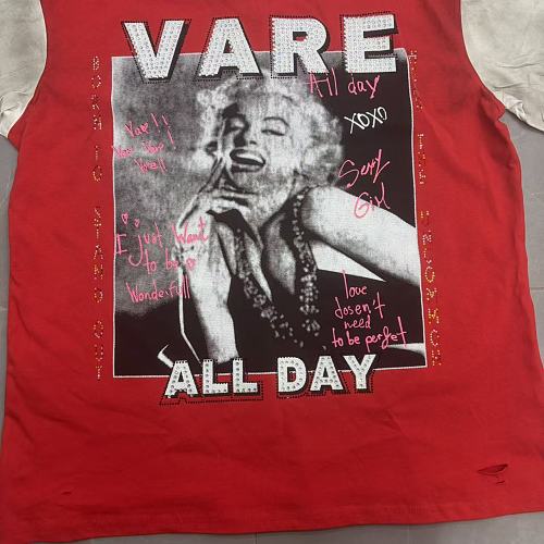 Vareallday Marilyn‑Graphic Ringer T‑Shirt