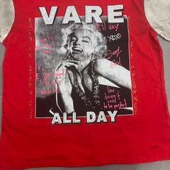 Vareallday Marilyn‑Graphic Ringer T‑Shirt