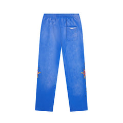 DUAA Blue Graphic Street Sweatpants