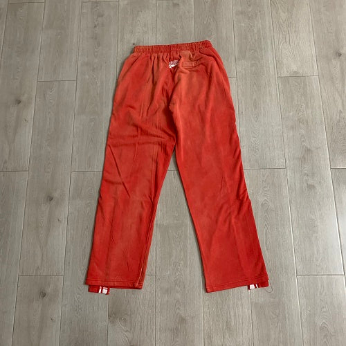 Roughplay Side‑Stripe Flare Sweatpants