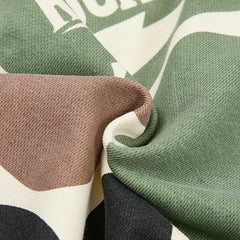 Roughplay Green Camo Graphic Zip‑Up Hoodie