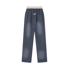 Roughplay Side‑Striped Wide‑Leg Sweatpants
