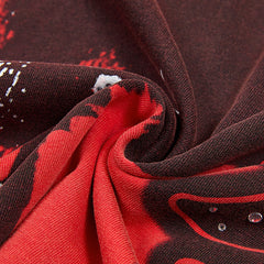 DUAA Red Panther Graphic Short‑Sleeve T‑Shirt