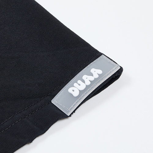 DUAA Cowboy Graphic Black Short‑Sleeve T‑Shirt