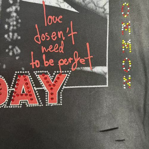 Vareallday Portrait‑Graphic Two‑Tone Short‑Sleeve T‑Shirt