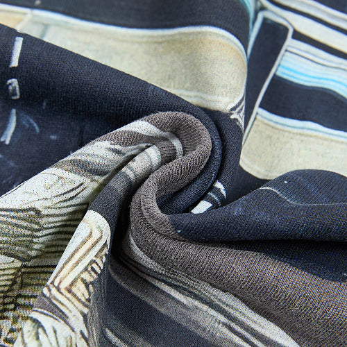 DUAA Vintage Truck Graphic Charcoal T‑Shirt