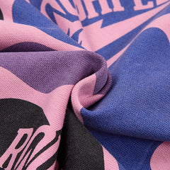 Roughplay Pink‑Purple Camo Zip‑Up Hoodie